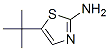 Structure of 2-Thiazolamine,  5-(1,1-dimethylethyl)-