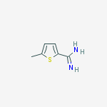 Structure of 5-methylthiophene-2-carboximidamide