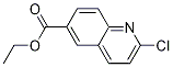 Structure of ethyl 2-chloroquinoline-6-carboxylate
