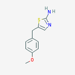 Structure of 5-(4-Methoxybenzyl)Thiazol-2-Amine