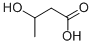 Structure of 3-HYDROXYBUTYRIC ACID