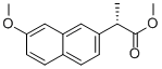 Structure of 2-(6-Methoxynaphthalene-2-yl)propanoic acid methyl ester