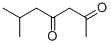 Structure of 6-METHYL-2,4-HEPTANEDIONE