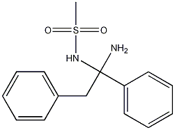 Structure of (1S,2S)-N-Methylsulfonyl-1,2-diphenylethanediamine, 98+%