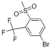 5-Bromo-2-(methylsulphonyl)benzotrifluoride结构式