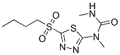 Structure of 1-[5-(butylsulphonyl)-1,3,4-thiadiazol-2-yl]-1,3-dimethylurea