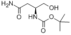Structure of N-BOC-L-ASPARAGINOL