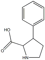 3-苯基吡咯烷-2-羧酸结构式