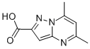 Structure of 5,7-DIMETHYLPYRAZOLO[1,5-A]PYRIMIDINE-2-CARBOXYLIC ACID