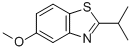 Structure of Benzothiazole,5-methoxy-2-(1-methylethyl)-