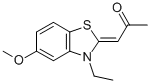 Structure of (Z)-1-(3-ethyl-5-methoxybenzo[d]thiazol-2(3H)-ylidene)propan-2-one