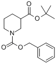 Structure of N-CBZ-3-PIPERIDINECARBOXYLIC ACID T-BUTYL ESTER