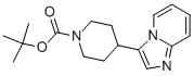 Structure of TERT-BUTYL 4-(IMIDAZO[1,2-A]PYRIDIN-3-YL)PIPERIDINE-1-CARBOXYLATE