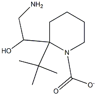Structure of tert-Butyl-(2-aMino-1-hydroxyethyl)piperidine-1-carboxylate