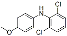 2,6-Dichloro-N-(4-Methoxyphenyl) Benzenamine结构式
