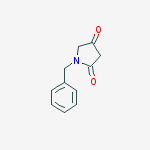 1-benzylpyrrolidine-2,4-dione结构式