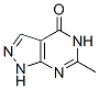 6-甲基-1氢-吡唑并[3,4-D]嘧啶-4(5H氢)酮结构式