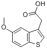 Structure of (5-Methoxy-benzo(b)thiophen-3-yl)acetic acid
