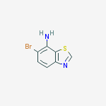 Structure of 6-bromo-1,3-benzothiazol-7-amine