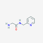 2-AMINO-N-(PYRIDIN-2-YLMETHYL)ACETAMIDE结构式