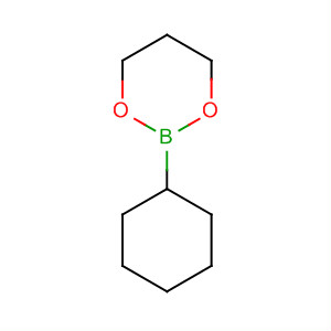 1,3,2-Dioxaborinane, 2-cyclohexyl-结构式