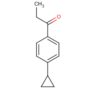 Structure of 1-Propanone, 1-(4-cyclopropylphenyl)-