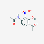 Acetamide, N-(4-acetyl-3-hydroxy-2-nitrophenyl)-结构式