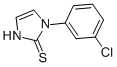Structure of 1-(3-CHLOROPHENYL)IMIDAZOLINE-2-THIONE
