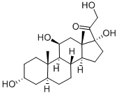 异体-3Α-四氢皮质醇结构式