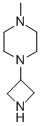 Structure of Piperazine,1-(3-azetidinyl)-4-methyl-