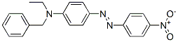 N-ethyl-N-[p-[(p-nitrophenyl)azo]phenyl]benzylamine结构式