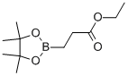 Structure of Ethyl 3-(4,4,5,5-tetramethyl-[1,3,2]dioxaborolan-2-yl) propionate