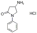Structure of 4-amino-1-phenylpyrrolidin-2-one(SALTDATA: HCl 0.2H2O)