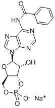 n(6)-benzoyl-cyclicamp结构式