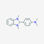 Benzenamine,4-(2,3-dihydro-1,3-dimethyl-1H-benzimidazol-2-yl)-N,N-dimethyl-结构式
