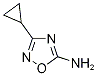 Structure of 1,2,4-Oxadiazol-5-amine,3-cyclopropyl-