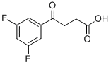 Structure of 4-(3 5-DIFLUOROPHENYL)-4-OXOBUTYRIC ACID