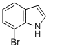 Structure of 7-BROMO-2-METHYLINDOLE  96