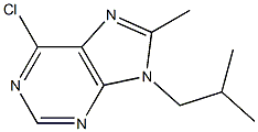 Structure of 6-Chloro-9-isobutyl-8-Methyl-9H-purine
