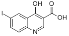 Structure of 4-Hydroxy -6-iodoquinoline-3- carboxylic acid