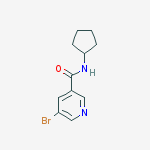 Structure of N-Cyclopentyl5-bromonicotinamide