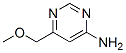 4-Pyrimidinamine,6-(methoxymethyl)-结构式