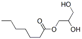 Structure of Heptanoic acid 2,3-dihydroxypropyl ester