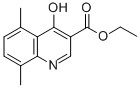 Structure of ETHYL 4-HYDROXY-5,8-DIMETHYL-3-QUINOLINECARBOXYLATE