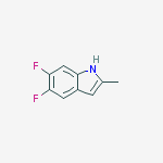 Structure of 5,6-Difluoro-2-methyl-1H-indole