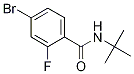 Structure of 4-BroMo-N-t-butyl-2-fluorobenzaMide