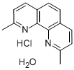 Structure of NEOCUPROINE HYDROCHLORIDE HYDRATE  98