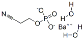 Structure of PHOSPHORIC ACID 2-CYANOETHYL ESTER BARIUM SALT DIHYDRATE