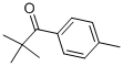 2,2-Dimethyl-1-(4-methylphenyl)-1-propanone结构式