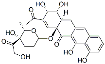 Structure of (1R,2S,4aS,12aR)-3-acetyl-1,2,6,7-tetrahydroxy-4a-[(2S,5S,6S)-5-hydroxy-5-(2-hydroxyacetyl)-6-methyl-oxan-2-yl]oxy-1,2,12,12a-tetrahydrotetracen-5-one